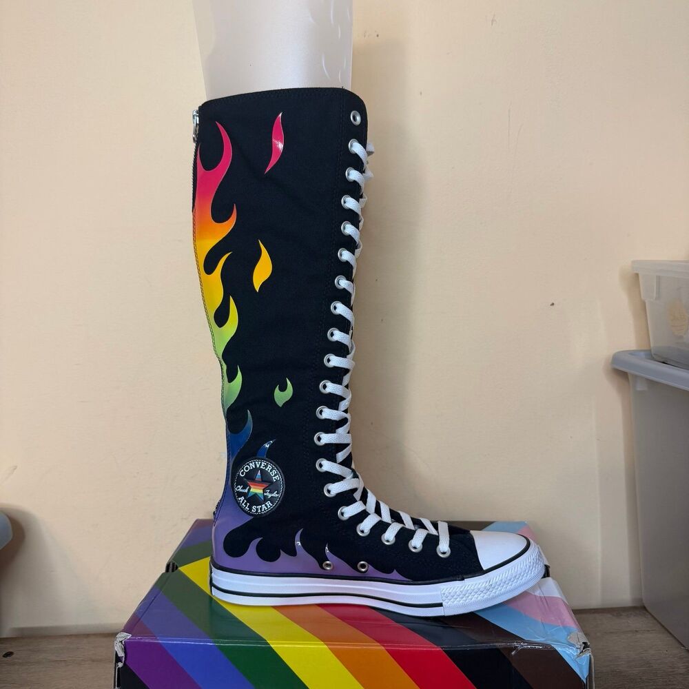 NWT tall Converse Chuck Taylor All Star XX High women’s sz 9 shoes Pride A15779C